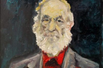 Художник-ветеран ВОВ с орденом Славы III степени. 2009.Холст, масло. 93х75